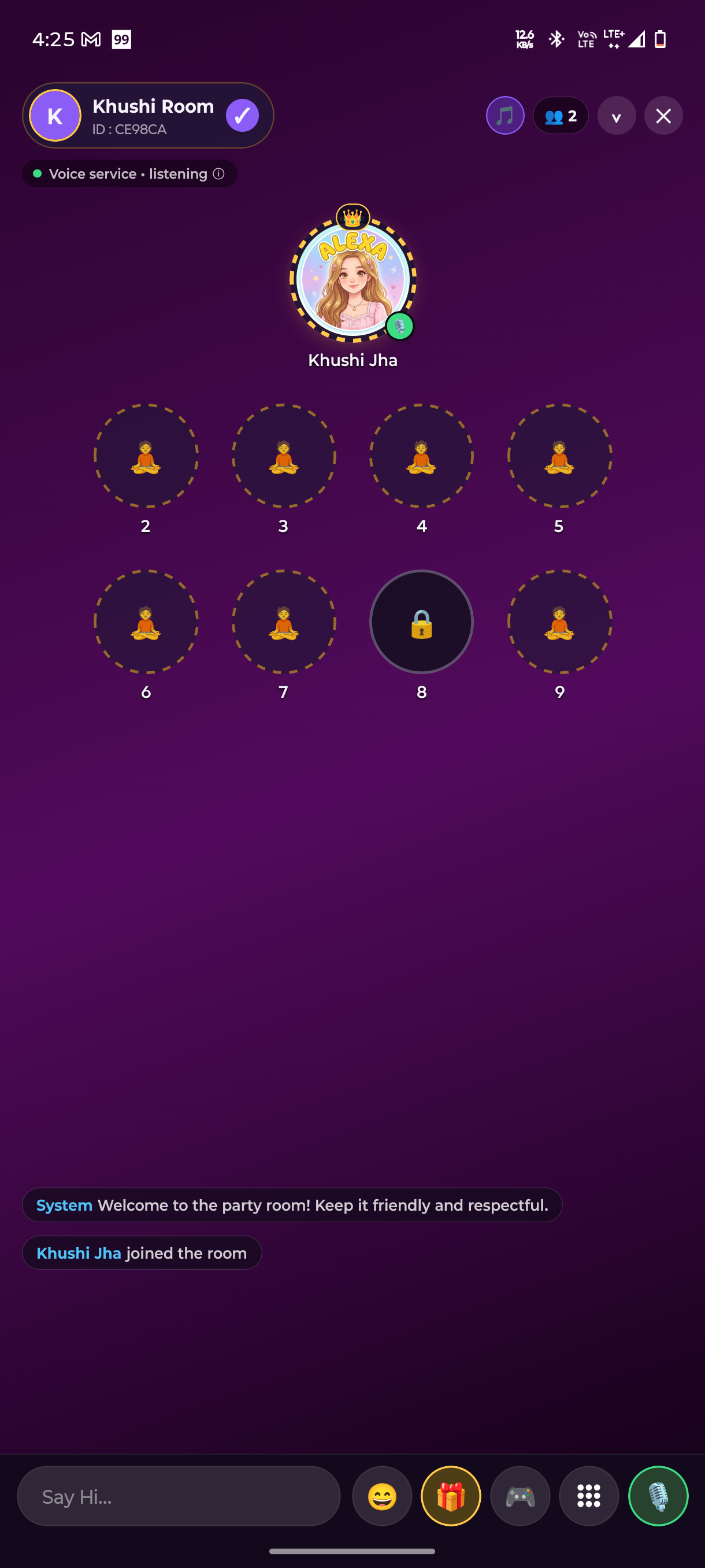 Custom Multi-Seat Voice Rooms